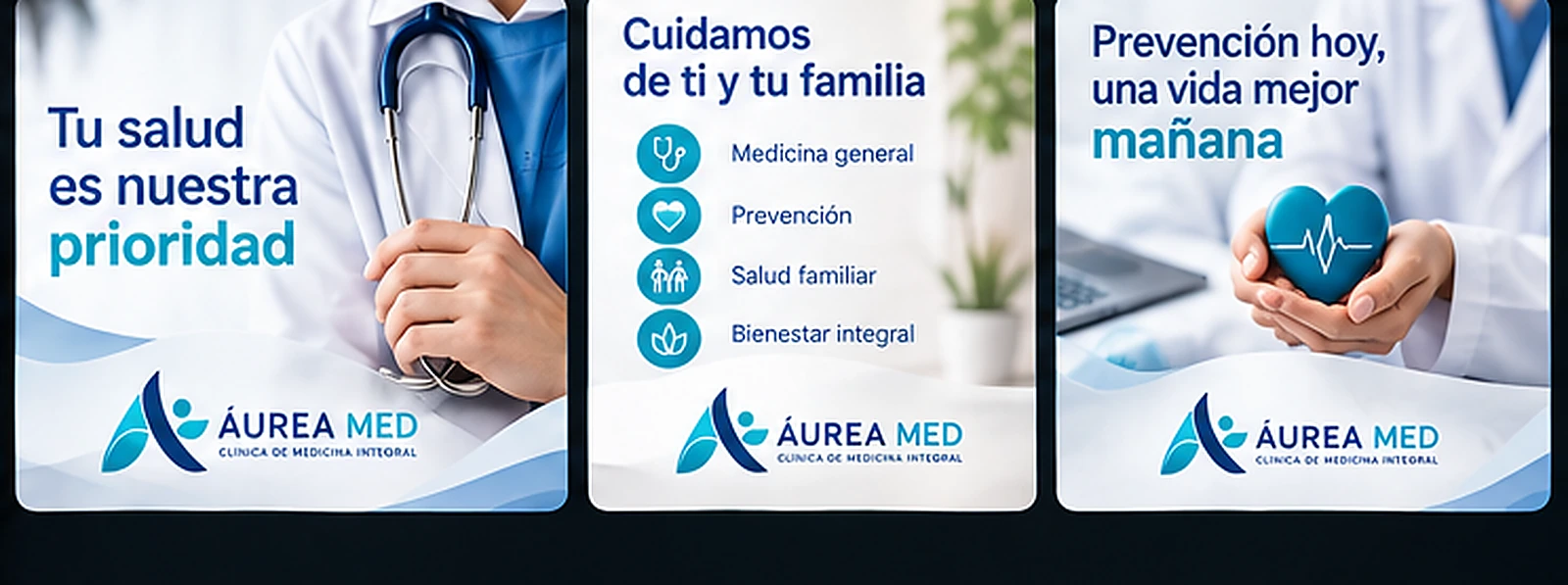 Aplicaciones de publicidad y redes sociales de ÁUREA MED
